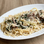 タベルナ・バルボーネ - 鴨肉とワケギのアーリオオーリオ