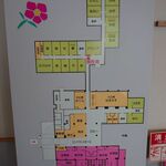 はまなす - 部屋の見取り図と館内の案内図