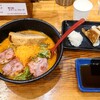 麺's - スパイシー太肉（ターロー）ベーコントッピングとみぞれ餃子