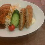 洋食 フェリーチェ カルネ - ミニカスタムセット(チキンカツと白身魚のフライ)