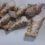 居酒屋 ふじさわ - 相方の希望を叶えていただき、小さくても塩焼きにしていただいたセミエビ