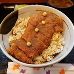 とんかつ なにわ - ロース丼(1,100円)