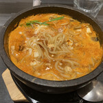 韓国料理 チェゴヤ - 石鍋スンドゥブラーメン！