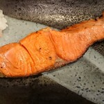 井魚家いむら - 塩鮭炭火焼き定食