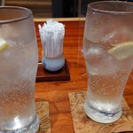 そばやし - 炭酸水