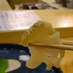 鮨 いとう - つぶ貝。リフト(^-^)/