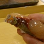 鮨 いとう - 鯵。リフト(^-^)/