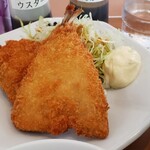 あがいやんせ - アジフライは、大きかったです。