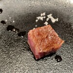 鳥茂 - 一口サーロイン ごはんと一緒に