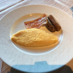 ホテルニューアワジプラザ淡路島 - 朝食の手造りオムレツ