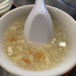 中華酒坊 王記餃子 - 卵スープ