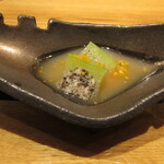 鮨 ともあき - 冬瓜 淡路島岩屋鯛 からすみ トリュフ