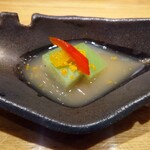 鮨 ともあき - 冬瓜 淡路島岩屋鯛 からすみ トリュフ