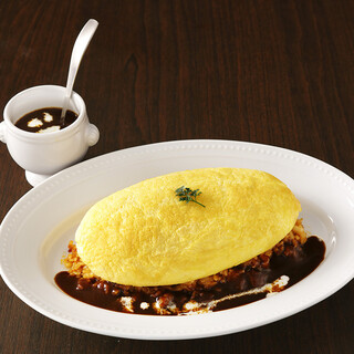 ``Soufflé Omelette Rice rice'' that shakes and melts in your mouth