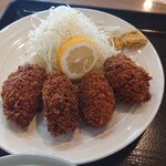 長崎屋食堂 - カキフライアップ