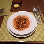 Trattoria YAMAKAWA - 夏野菜のピリ辛トマトソース