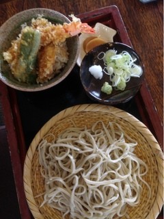 仁王門屋 むらまつ - 天丼➕ざるそば  1150円