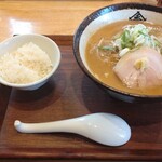 らぁめん秀 金澤 - 煽り味噌ラーメンセット ￥780