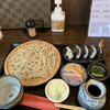 Kyouya Hiraku - 天むすとざる蕎麦のセット　¥1180(税込)