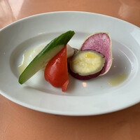 トラットリア グランボッカ - 季節野菜のバーニャカウダー