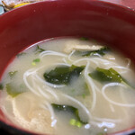 いとより亭 - 素麺入り味噌汁