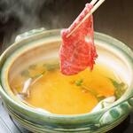 One shabu shabu of Omi beef shabu-shabu