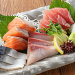 Assorted sashimi ~Tawarayamori~ 3 pieces x 5 types
