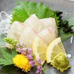 Sea bream sashimi