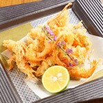 Deep-fried river shrimp ~Japanese pepper salt~