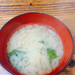 鉄板焼肉 大当り 本店 - みそ汁