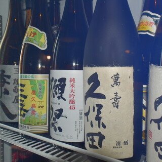 [From standard to rare brands] A wide selection of shochu and sake for alcohol lovers