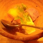 和彩　そあら - デザートの紅イモアイス♪