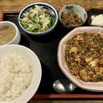 中国料理 和華 - 麻婆丼セット 900円