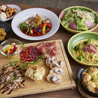 拘りのコース料理3500円から7000円までご用意してます。