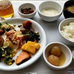 ホテル・アルファ－ワン - 料理写真:朝食の１例