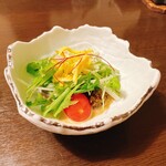 土肥ふじやホテル - 冷やし坦々風伊豆黒米うどん