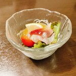 土肥ふじやホテル - 熟成間八の山葵酢ジュレ