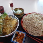 味奈登庵 - 舞茸天丼セット \500