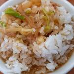 さっぽろ純連 - みそラーメンのスープかけご飯