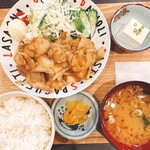 居食屋　七菜 - 豚の生姜醤油炒め＋Aセット