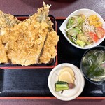 食事処 ゆたか屋 - 豚ロース天重