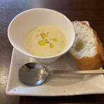 トラットリア Dai - パスタランチ セットのスープ
