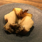 壮士 - アワビと茄子✨お米と肝ソース♡