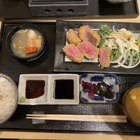 尾張 三ぶん - 特製ソースの牛カツ御膳