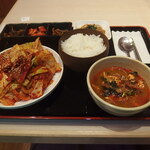 韓国料理 扶餘 - 豚バラ炒め定食