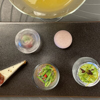 Jose Luis - スペインピンチョス5種盛りとノンアルコールカクテル・シンデレラ Jose Luis - スペインピンチョス5種盛りとノンアルコールカクテル・シンデレラ