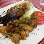 カフェレストラン ホット・ベリー - 鶏モモ肉の香草焼き