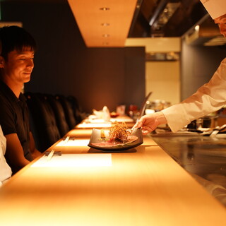 Deluxe Teppanyaki course using the highest quality ingredients at a reasonable price