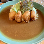 ナッシュカリーアメリカン - 
チーズフライカレー
