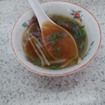 Dontaku - おにぎり（２個）に付いてくるスープ